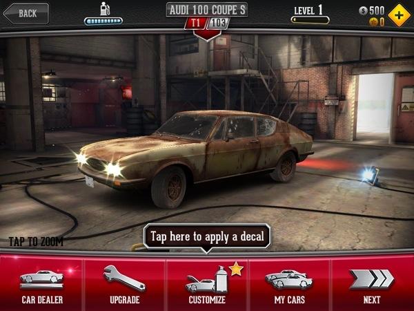 CSR Classics lets you actually see the results of your ride pimpin’ 