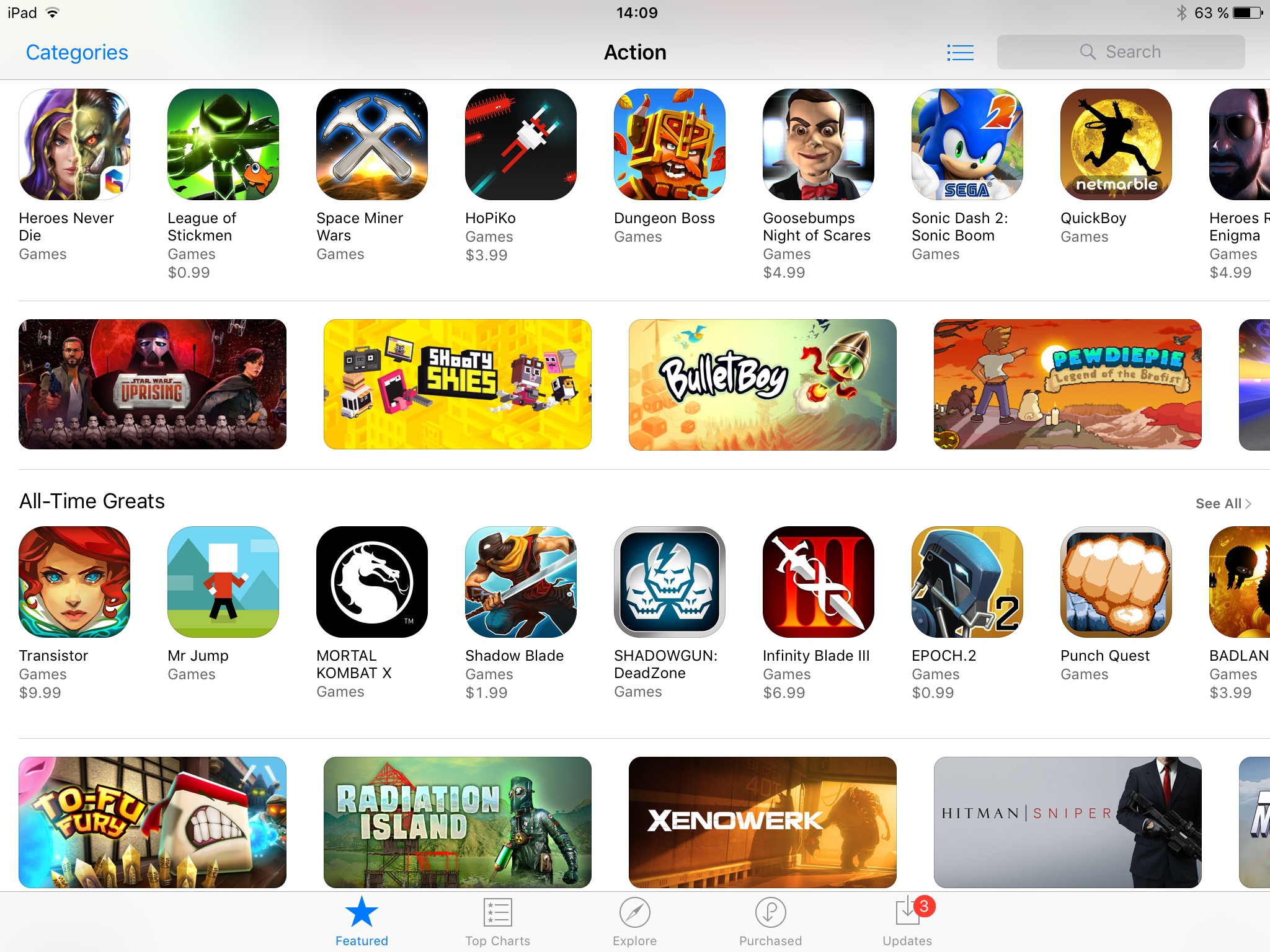 AppStore Game Categories