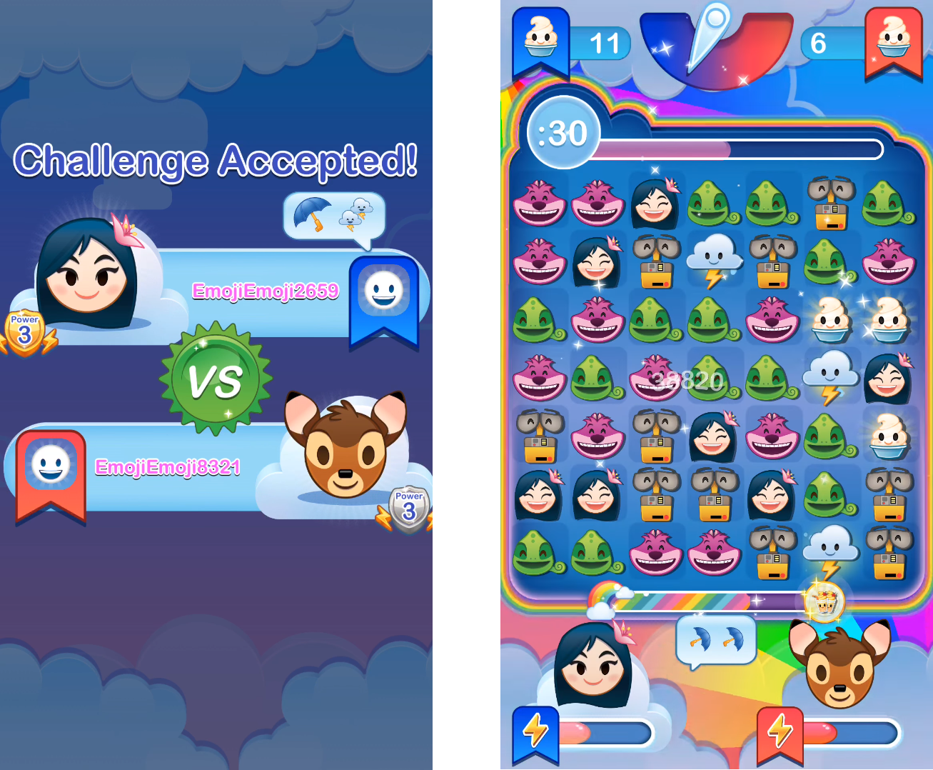 Food Fight Face-Off Disney Emoji Blitz