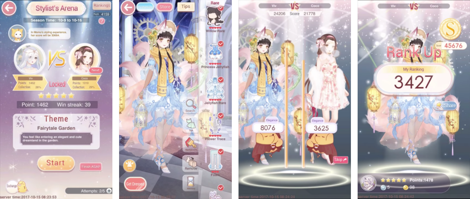 Love Nikki kör co-op PvP händelser