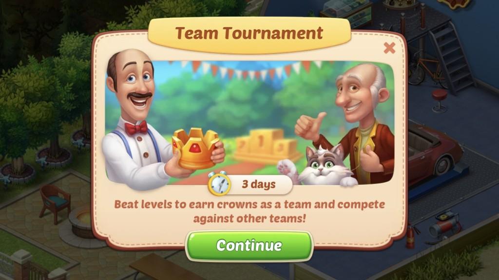 Team Tournament in Homescapes