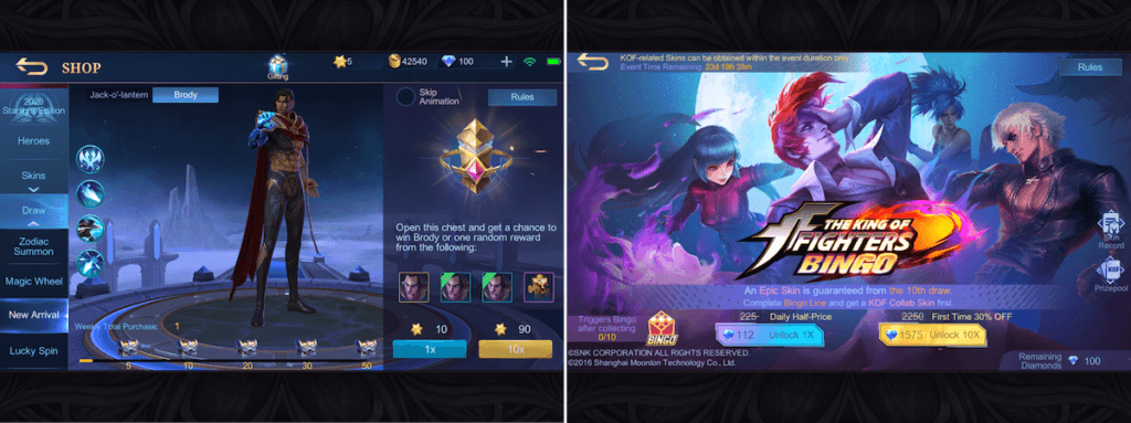 Mobile Legends gacha monetization