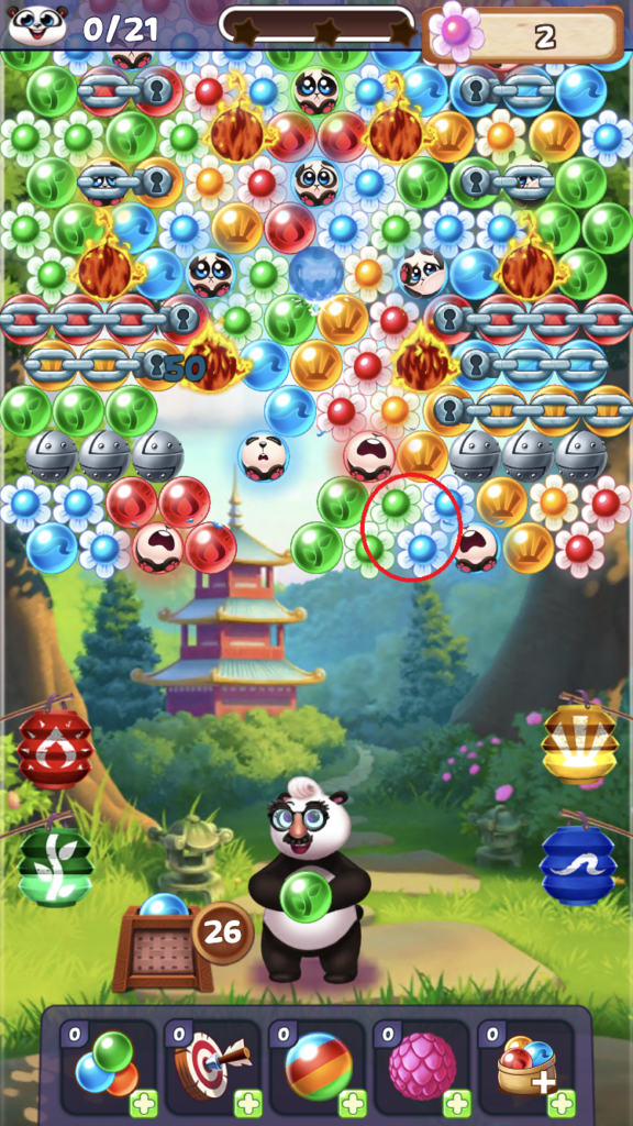 Bubble Shooter example