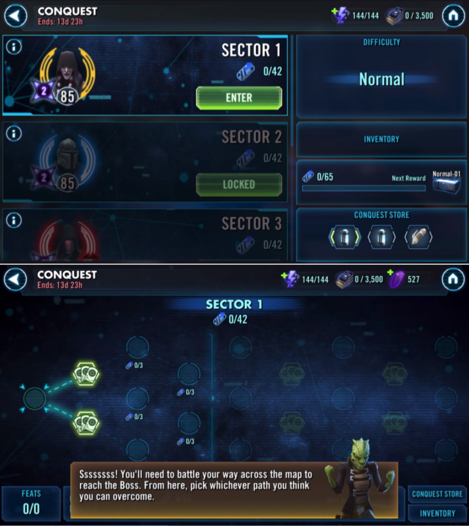 Star Wars: Galaxy of Heroes' new game mode Conquest