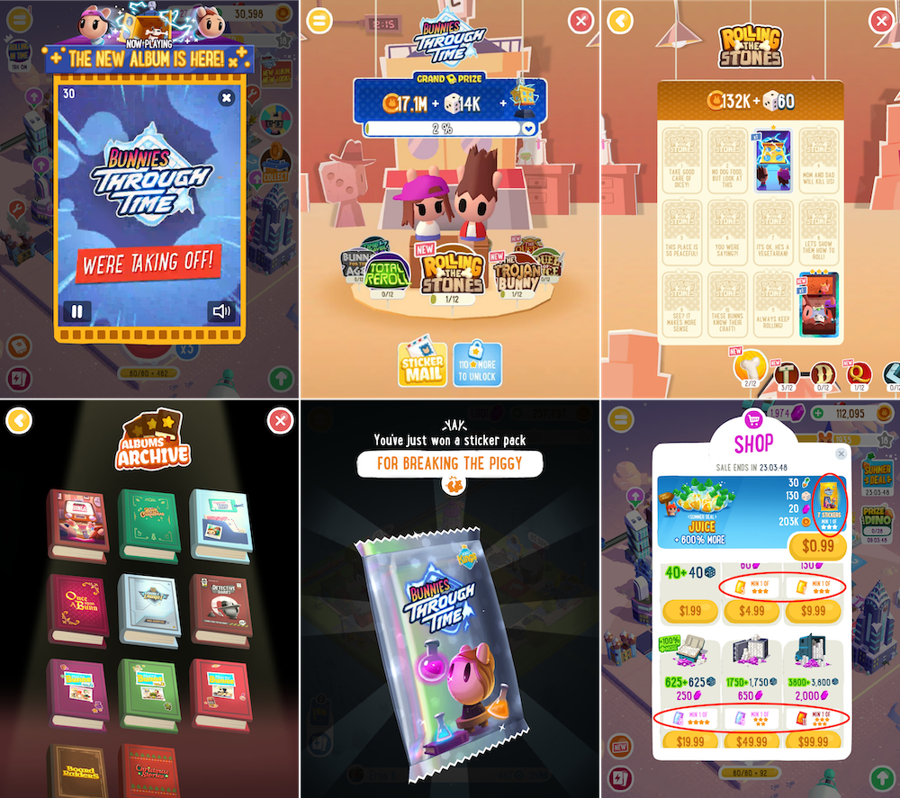 Board Kings sticker album feature