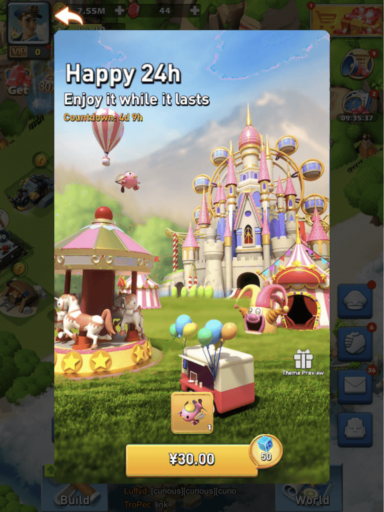 ‘Happy 24h’ limited time IAP offer