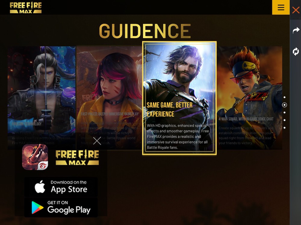 Garena Free Fire Max announcement