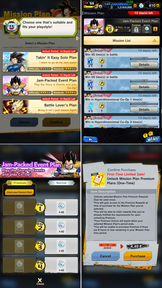 Dragon Ball Legends’ Mission Plans