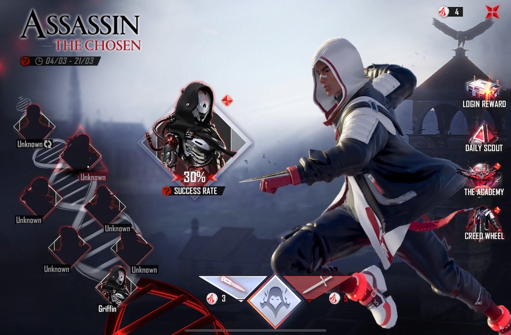In the Garena Free Fire x Assassin's Greed's Target List event, players could use either the Hidden Blade or the Sword as their weapon to kill the target. The Sword cost more Assassin Coins, but it increased the player's chances of assassinating the target.