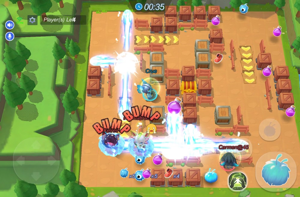 Mobile Legends: Bang Bang's Boommander limited-time PvP mode resembled a mix of Bomberman and Brawl Stars, with players fighting against each other in fast-paced matches in small arena maps and trying to kill each other with bomb mechanics.
