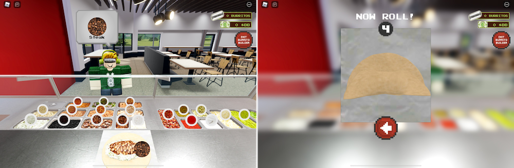 Chipotle is making a comeback to Roblox! This time, the collaboration event featured the first original Chipotle restaurant, where players got to work rolling burritos for customers in a time management minigame.