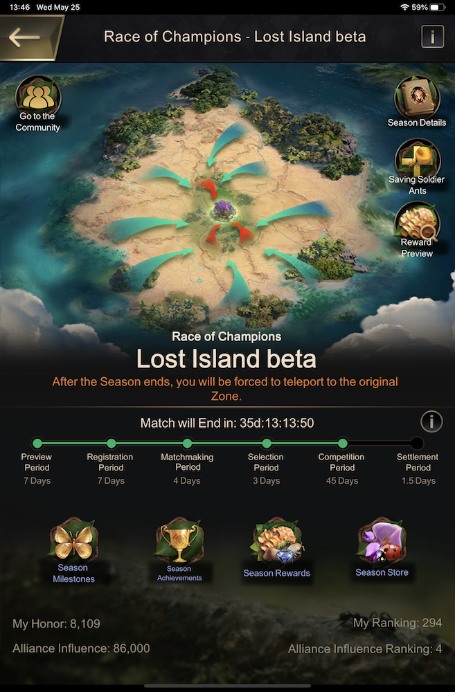 Lost Island event introduces players to a new battleground.