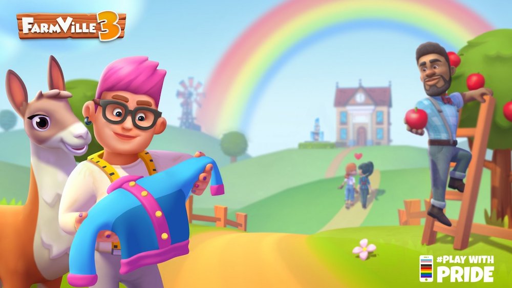 FarmVille 3 brought LGBTQ+ characters to the game during this year's Pride month