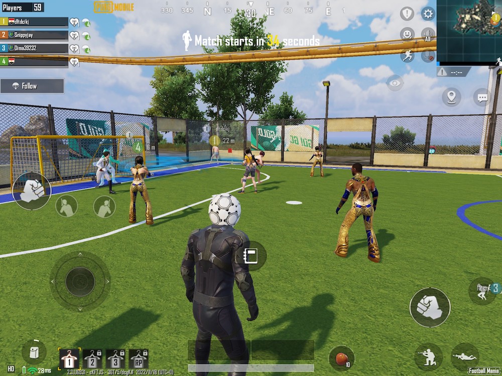 The main game mode turned into a wacky but fun football-themed battlefield.