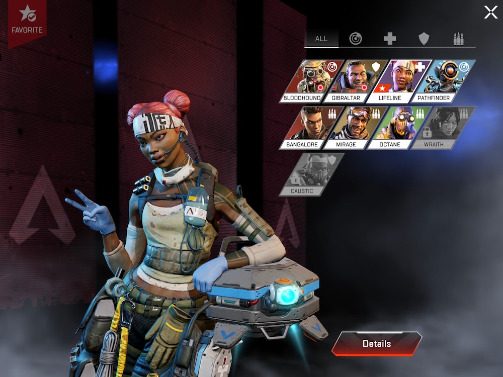 Legends (characters) in Apex Legends Mobile 