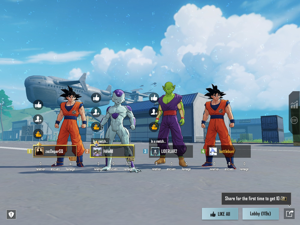 PUBG’s Battle Royale: Dragon Ball Super event turned the game into an anime-style battleground full of iconic DBZ characters