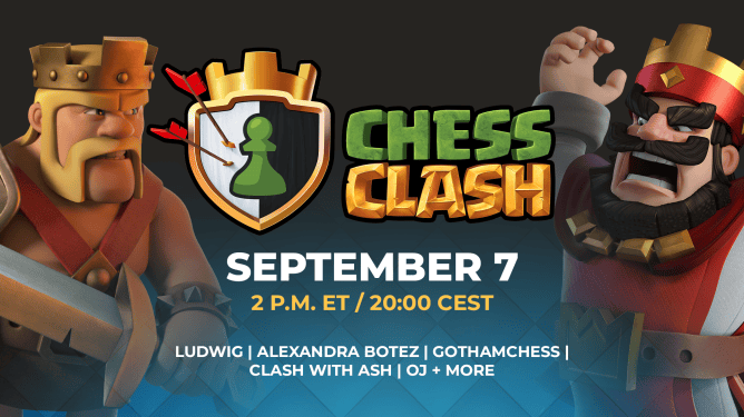 Chess Clash is a crossover esports tournament between Chess.com and Clash of Clans (Source: Chess.com)
