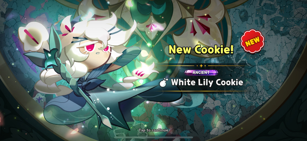 CookieRun: Kingdom’s third anniversary came with a ton of new features, including a dice board minigame (top) and the long-awaited release of the White Lily Cookie (bottom)
