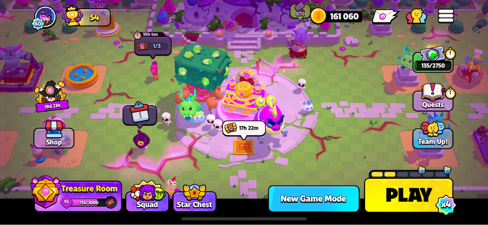 The Squad v Monsters update in Squad Busters (source: GameRefinery platform)
