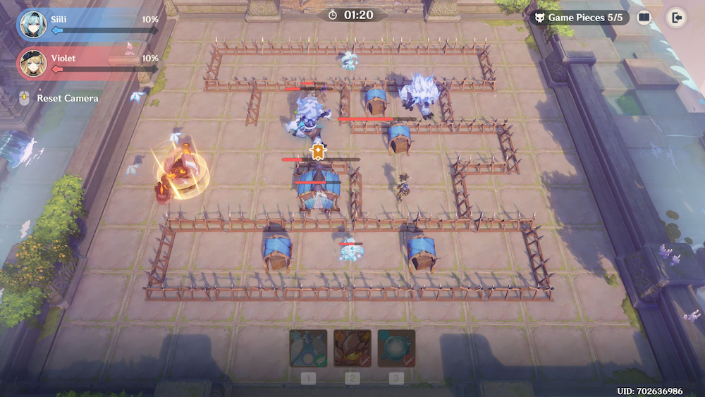 The Clash of Clans-inspired minigame event in Genshin Impact