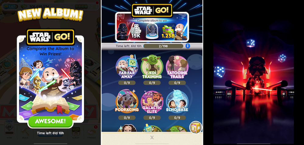 Monopoly GO! Got a Star Wars makeover in a major collaboration