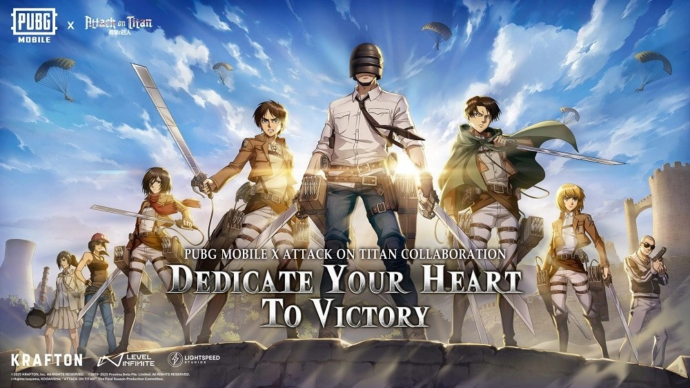 PUBG Mobile’s crossover with Attack on Titan