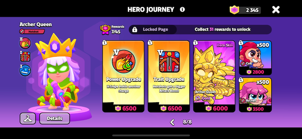 The Hero Journey Shop (GameRefinery SaaS)