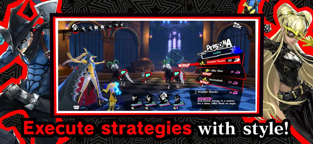 The mobile version of Persona 5 is finally available globally