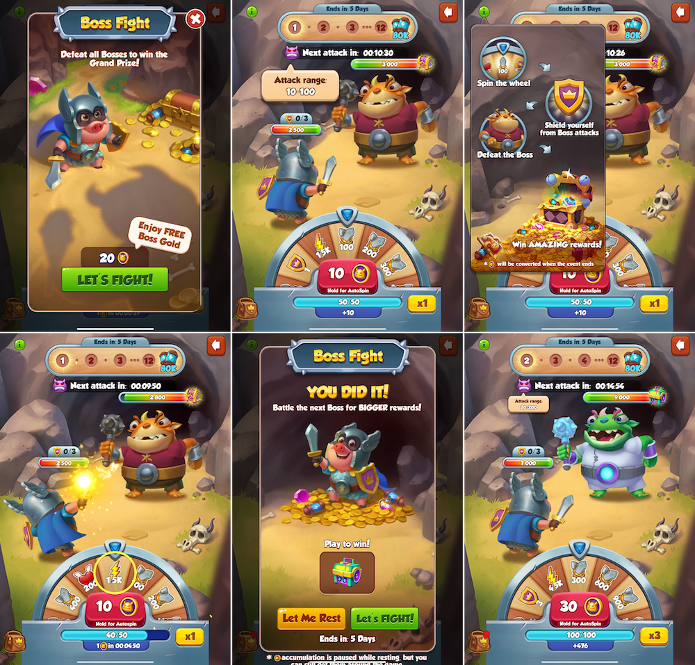Coin Master’s Boss Fight event 
