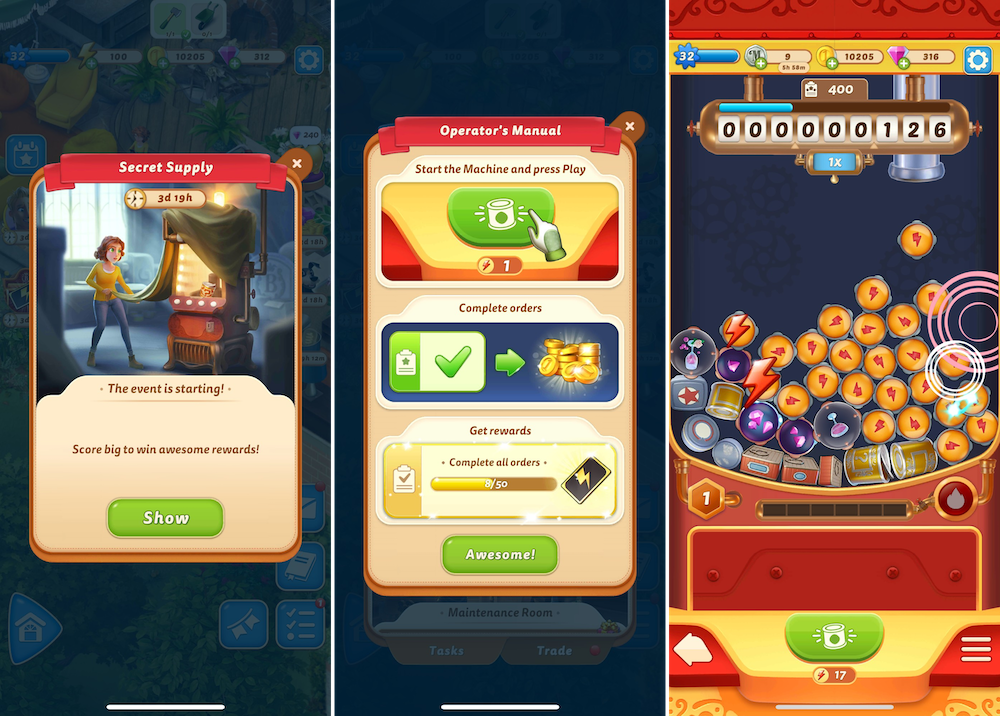 Merge Mansion - Secret Supply
