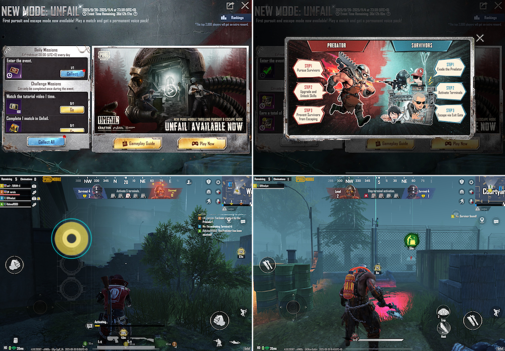 The Dead by Daylight-inspired mode in PUBG: Mobile, Unfail