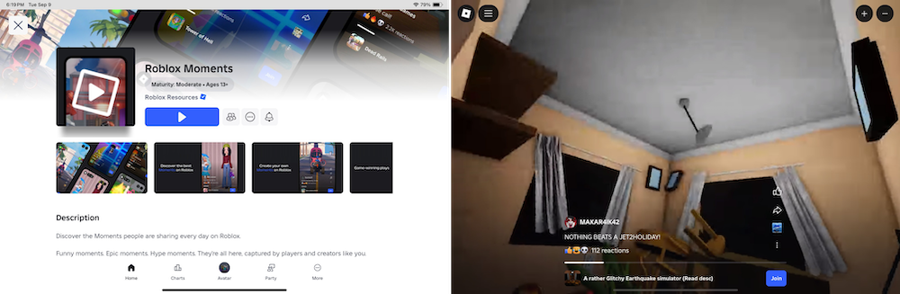 The Roblox “Moments” Feature