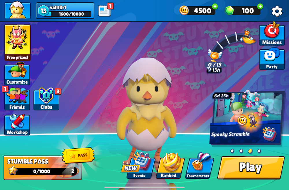 Banana Piñata in Stumble Guys