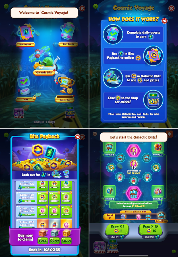 Cosmic Voyage, Coin Master’s first overarching theme for Halloween