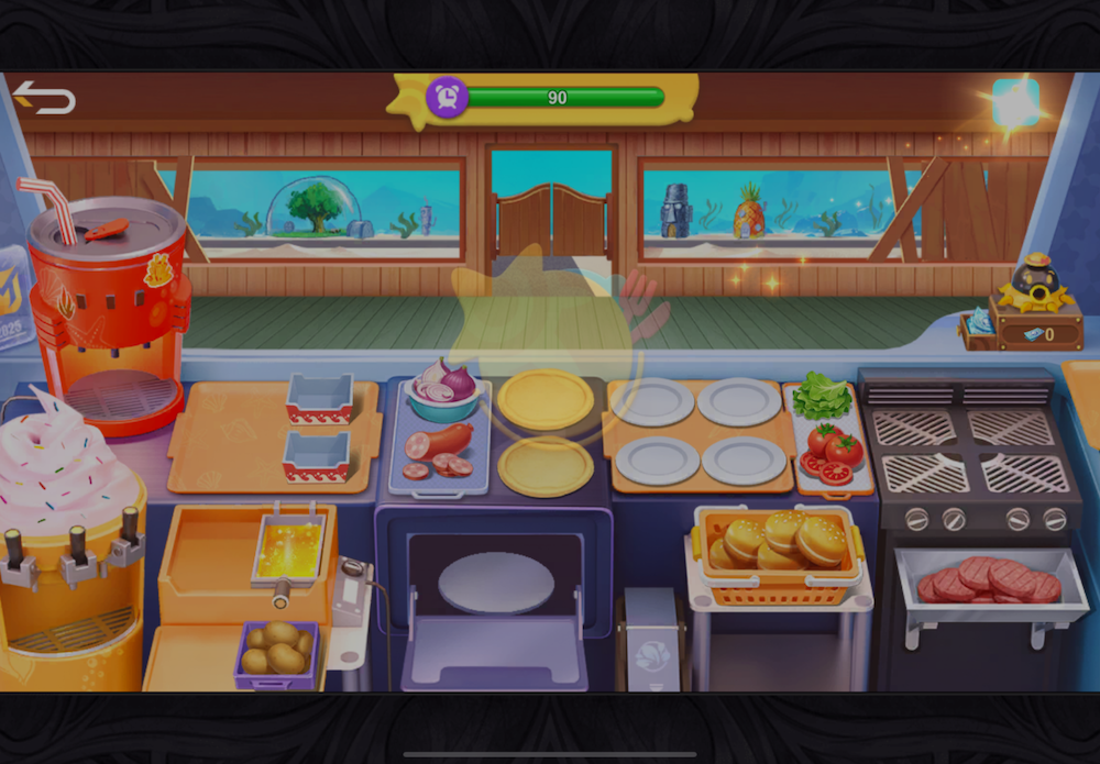 The SpongeBob-themed undersea restaurant in Mobile Legends Bang Bang
