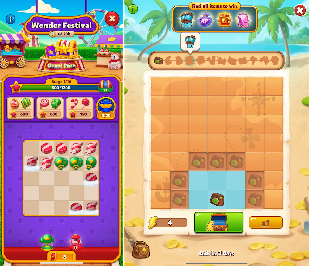 Royal Match - Wonder Festival and Coin Master - Merge Island