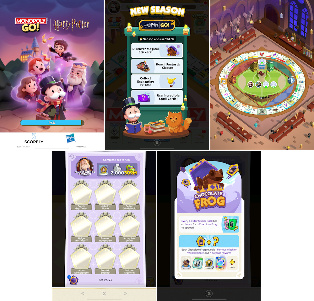 Monopoly GO! launched Harry Potter GO! as its big seasonal event
