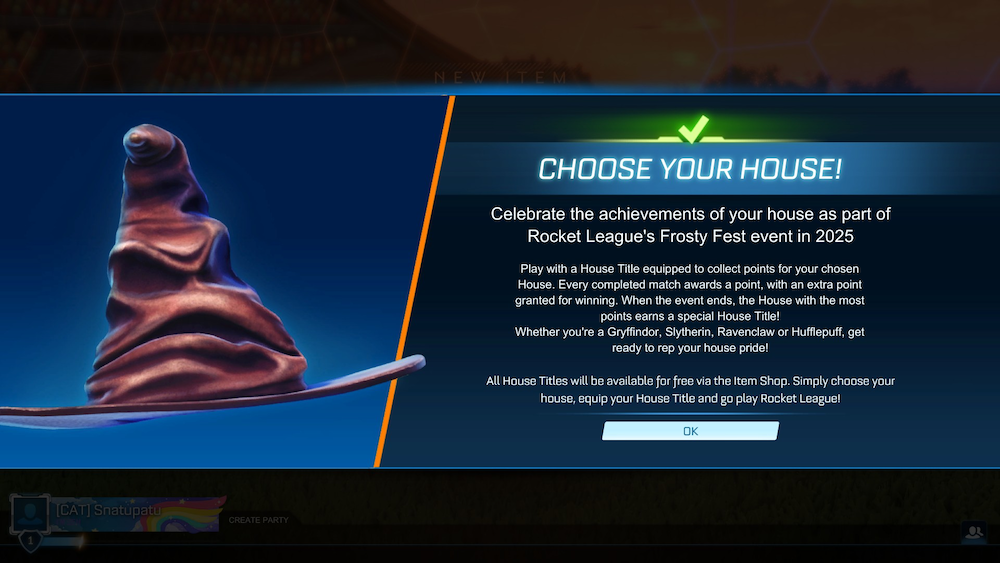 Rocket League introduced a new live event type through a high-profile IP collaboration with the Harry Potter franchise

