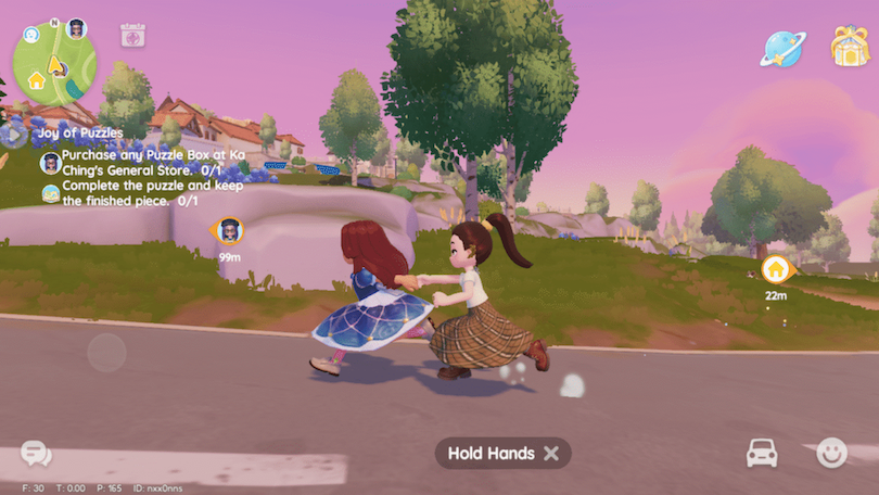 Heartopia is a multiplayer life simulation/adventure game with open-world exploration