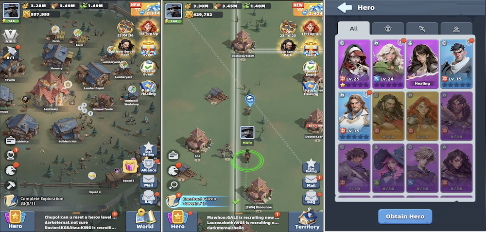 4X Strategy with base building and RPG hero collection meta
