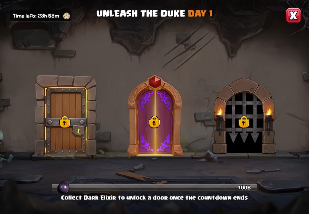 Unleash the Duke was a tie-in event available to players of a certain level
