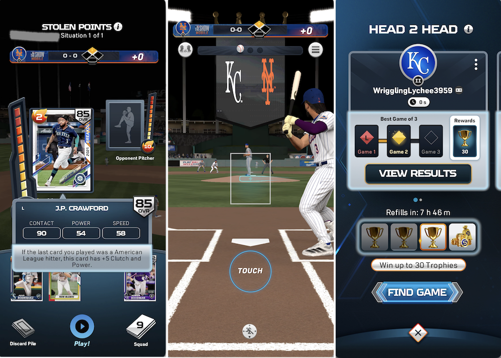 Sony’s MLB The Show Mobile Baseball