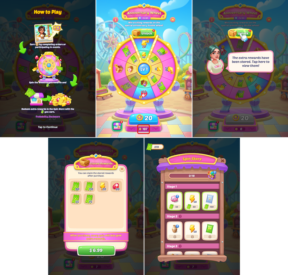 Gossip Harbor’s Anniversary Wheel Event