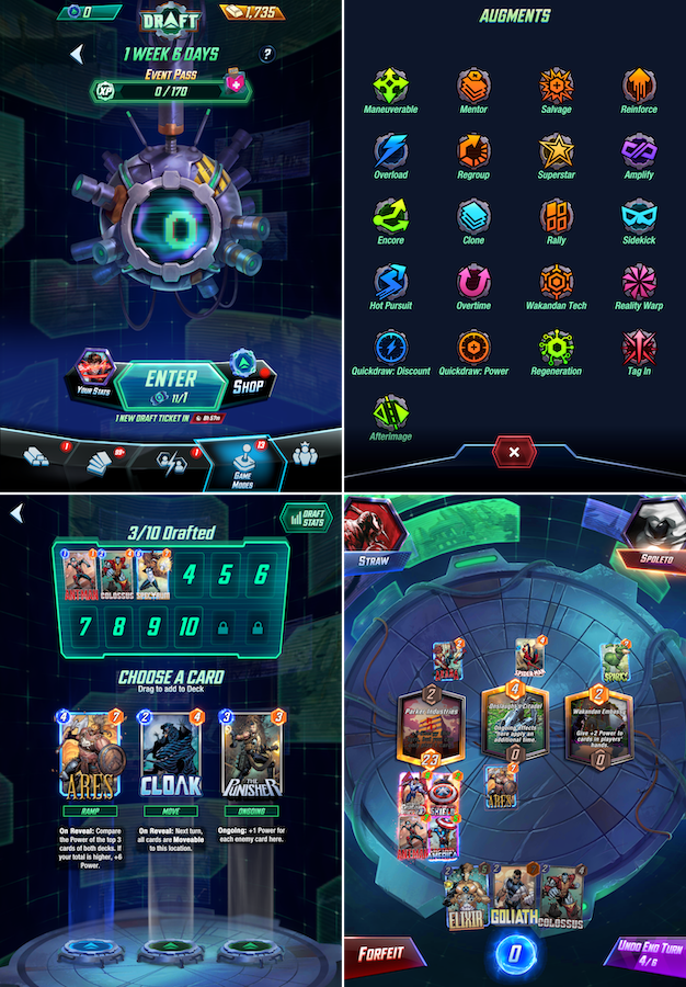 Draft Mode in Marvel SNAP