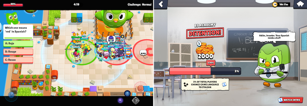 Brawl Stars x Duolingo collab in Brawl Stars